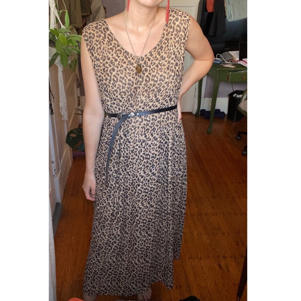 Flowy Cheetah Dress